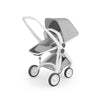 Carucior 2 In 1, Greentom, 100% Ecologic, White Grey