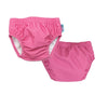 Set 2 chilotei de baie impermeabili, Zoocchini, protectie UPF50+, marime L, 24-36 Luni â€“ Pink Shark