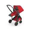 Carucior 2 In 1, Greentom, 100% Ecologic, Black Red