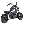 Motocicleta electrica realista Chopper HYPER GOGO CRUISER 12 Plus , culoare  NEGRU