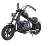 Motocicleta electrica realista Chopper HYPER GOGO CRUISER 12 Plus , culoare  NEGRU