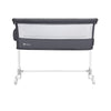 Patut co-sleeper, Lionelo, Theo, 2 in 1, Cu setare unghiulara, Reglabil in 5 pozitii pe inaltime, Conform cu standardele europeane de securitate EN1130 si EN16890, Dark Grey