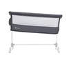 Patut co-sleeper, Lionelo, Theo, 2 in 1, Cu setare unghiulara, Reglabil in 5 pozitii pe inaltime, Conform cu standardele europeane de securitate EN1130 si EN16890, Dark Grey