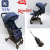 Carucior sport Kinlee , compact și pliabil ,sistem tip troller, ideal pentru calatorii, pozitie de somn,  6-36 luni, culoare ALBASTRU