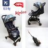 Carucior sport Kinlee , compact și pliabil ,sistem tip troller, ideal pentru calatorii, pozitie de somn,  6-36 luni , Jeans