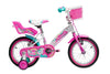 Bicicleta copii Clermont lilian 14''-Alb-Roz, GGB250R