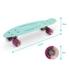 Skateboard copii, Qkids, Galaxy - Light Blue