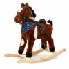 Calut balansoar din plus, Baby Mix, Arthur, Cu efecte de miscare a gurii, Cu melodie de cowboy si efect de galop, Maro Deschis