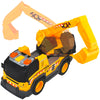 Camion excavator Dickie Toys Excavator Truck 30 cm cu lumini si sunete