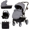 Carucior Chipolino Linea 3 in 1 ash grey