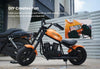 Motocicleta electrica realista tip Chopper HYPER GOGO Challenger 12 Plus , culoare PORTOCALIU