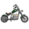 Motocicleta electrica realista tip Chopper HYPER GOGO Challenger 12 Plus , culoare VERDE