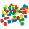 Jucarie Eichhorn Cuburi in galetusa Coloured Wooden Blocks 50 piese