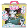 Jucarie Simba Caine Pamper Petz Bathtub cu accesorii