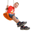 Leagan, Dice, Swing Seat, Fara spatar, Cu franghie PP, Cu inaltime reglabila pana la 240 cm, Pana la 70 kg, 3 ani+, Orange