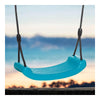 Leagan, Dice, Swing Seat, Fara spatar, Cu franghie PP, Cu inaltime reglabila pana la 240 cm, Pana la 70 kg, 3 ani+, Turquoise