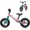 Bicicleta fara pedale, Lionelo, Bart Tour, Usoara, Cu cadru din magneziu, Cu ghidon si sa reglabile, Greutate 3.8 Kg, 12 inch, Conform cu standardul european de securitate EN71, Pink Bubblegum