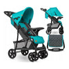 Carucior sport, Lionelo, Emma Plus, Cu tavita, 2 Suporturi pentru pahar, Geanta accesorii, Conform cu standardul european de securitate EN1888-1, Vivid Turquoise