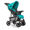 Carucior sport, Lionelo, Emma Plus, Cu tavita, 2 Suporturi pentru pahar, Geanta accesorii, Conform cu standardul european de securitate EN1888-1, Vivid Turquoise