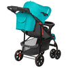 Carucior sport, Lionelo, Emma Plus, Cu tavita, 2 Suporturi pentru pahar, Geanta accesorii, Conform cu standardul european de securitate EN1888-1, Vivid Turquoise