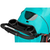 Carucior sport, Lionelo, Emma Plus, Cu tavita, 2 Suporturi pentru pahar, Geanta accesorii, Conform cu standardul european de securitate EN1888-1, Vivid Turquoise