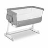 Patut co-sleeper, Lionelo, Theo, 2 in 1, Cu setare unghiulara, Reglabil in 5 pozitii pe inaltime, Conform cu standardele europeane de securitate EN1130 si EN16890, Grey