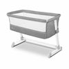 Patut co-sleeper, Lionelo, Theo, 2 in 1, Cu setare unghiulara, Reglabil in 5 pozitii pe inaltime, Conform cu standardele europeane de securitate EN1130 si EN16890, Grey