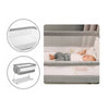 Patut co-sleeper, Lionelo, Theo, 2 in 1, Cu setare unghiulara, Reglabil in 5 pozitii pe inaltime, Conform cu standardele europeane de securitate EN1130 si EN16890, Grey