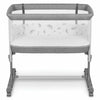 Patut co-sleeper, Lionelo, Aurora, 3 in 1, Cu leganare si setare unghiulara, Include saltea cu densitate T25 si geanta transport, Reglabil in 5 pozitii pe inaltime, Pana la 9 kg, 0 luni+, 85x60x66 cm, Conform cu EN 1130:2019+AC:2020, EN 16890:2, Gri