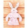 Halat de baie, MimiNu, Cu urechi, 5 - 7 ani, Moale, Cu buzunare, Cu cordon, Din bumbac si thermo fleece, Materiale certificate Oeko Tex Standard 100, Sweet Deer Pink