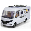 Rulota Dickie Toys Camper Hymer Camping Van Class B cu figurina si accesorii