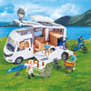 Rulota Dickie Toys Camper Hymer Camping Van Class B cu figurina si accesorii