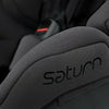 Scaun auto, Be Cool, Saturn I-Size, Rotire 360 grade, 40 - 150 cm, 0 - 36 kg, Cu Isofix si picior stabilizator, Conform cu standardul european de securitate ECE R129, Carbon