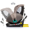 Scaun auto Chipolino Supreme I-Size 40-150 cm cu sistem Isofix macadamia