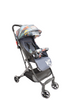 Carucior sport Kinlee , compact și pliabil ,sistem tip troller, ideal pentru calatorii, pozitie de somn,  6-36 luni , Jeans